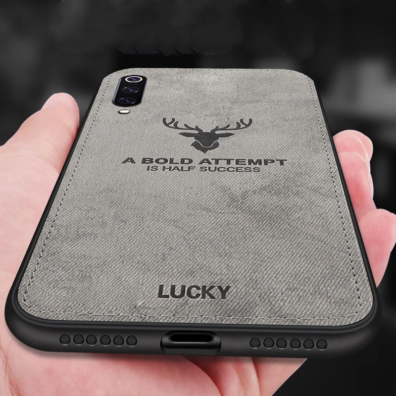 Тканевый чехол с 3D рисунком оленя мягкий магнитный автомобильный для Honor 8A