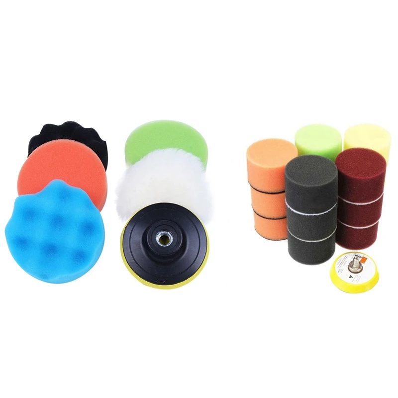 

6 шт., 3-дюймовые губки для полировки воском