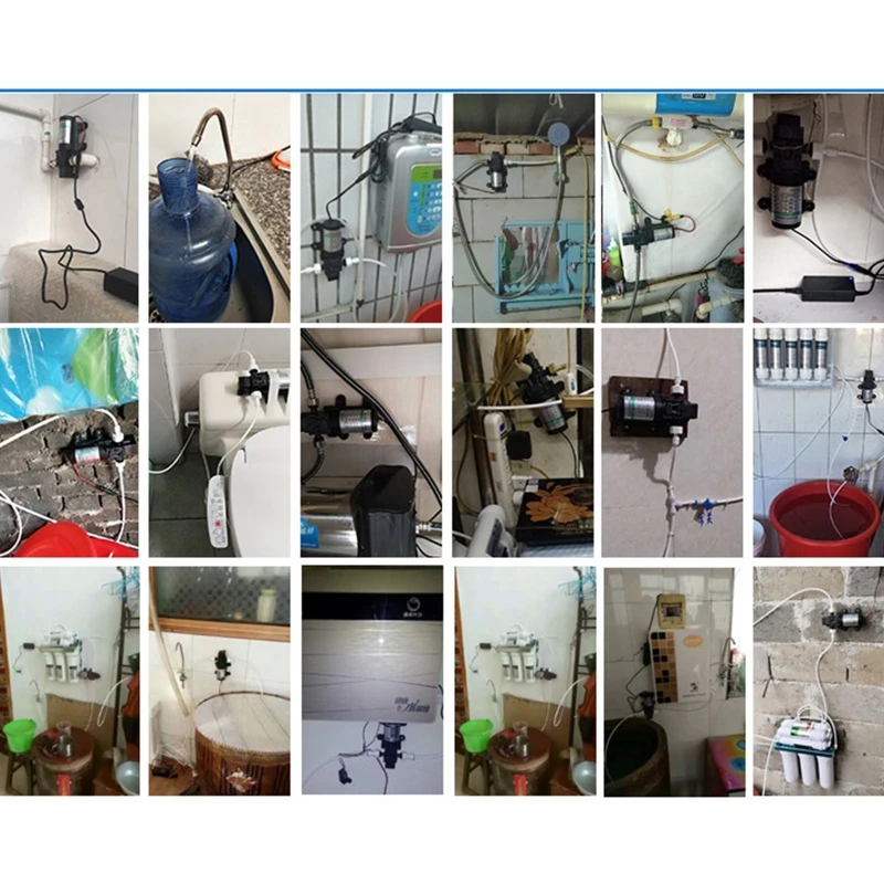 

Water Purifier Pure Water Machine Water Heater 12V 60W Self-priming Booster Pump 23GB