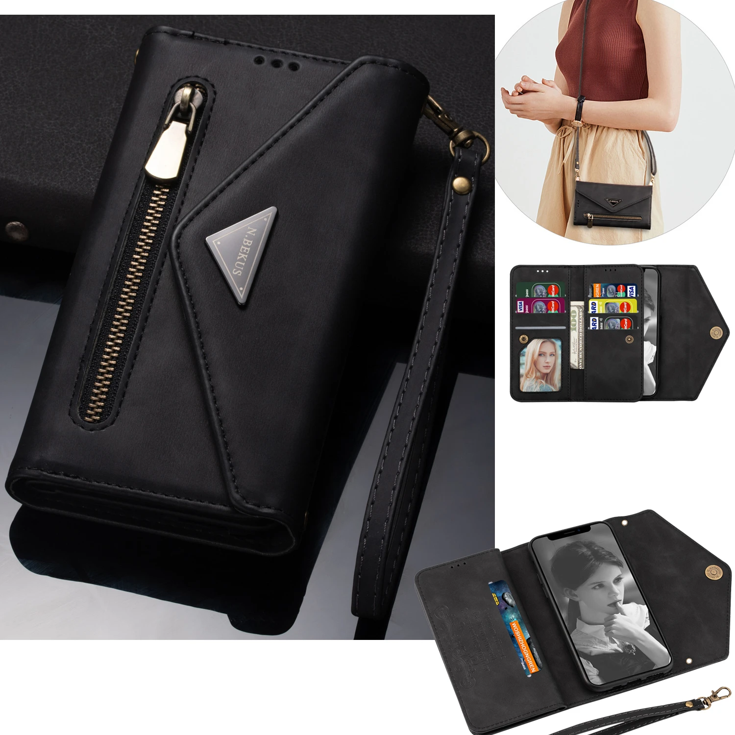 

For Mi 10T Pro 10 T Lite Flip Case Luxury Leather Wallet Book Cover For Xiaomi Mi 10T Case Mi10 T Mi10t Lite 10TPro Fundas Bag