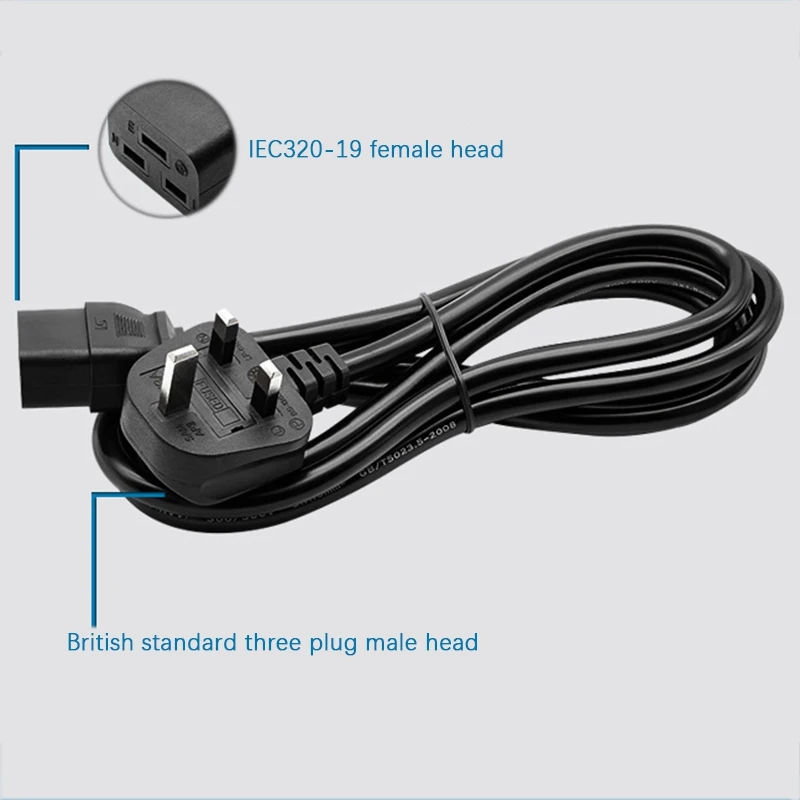 IEC 320 C19 в Сингапур Великобритания 3-зубчатый удлинитель для стандартного PDU