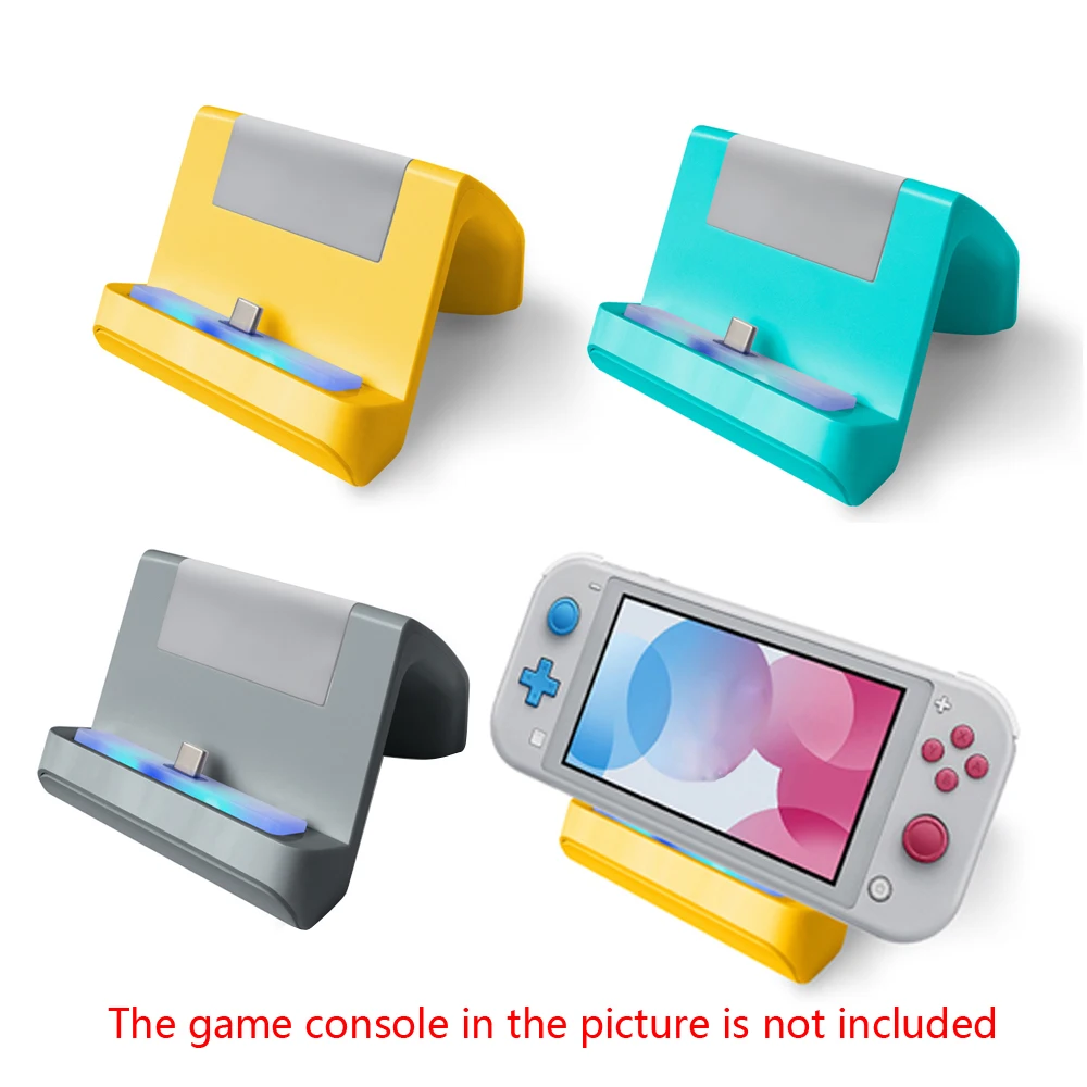 Type-C USB 3.0 Charging Dock Base Fit For Nintend Switch Lite Portable Charger Base Stand   For N-Switch Lite Console