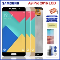 a910 lcd for samsung galaxy a9 pro 2016 lcd display touch screen digitizer assesmbly parts for samsung a910 a9100 lcd display