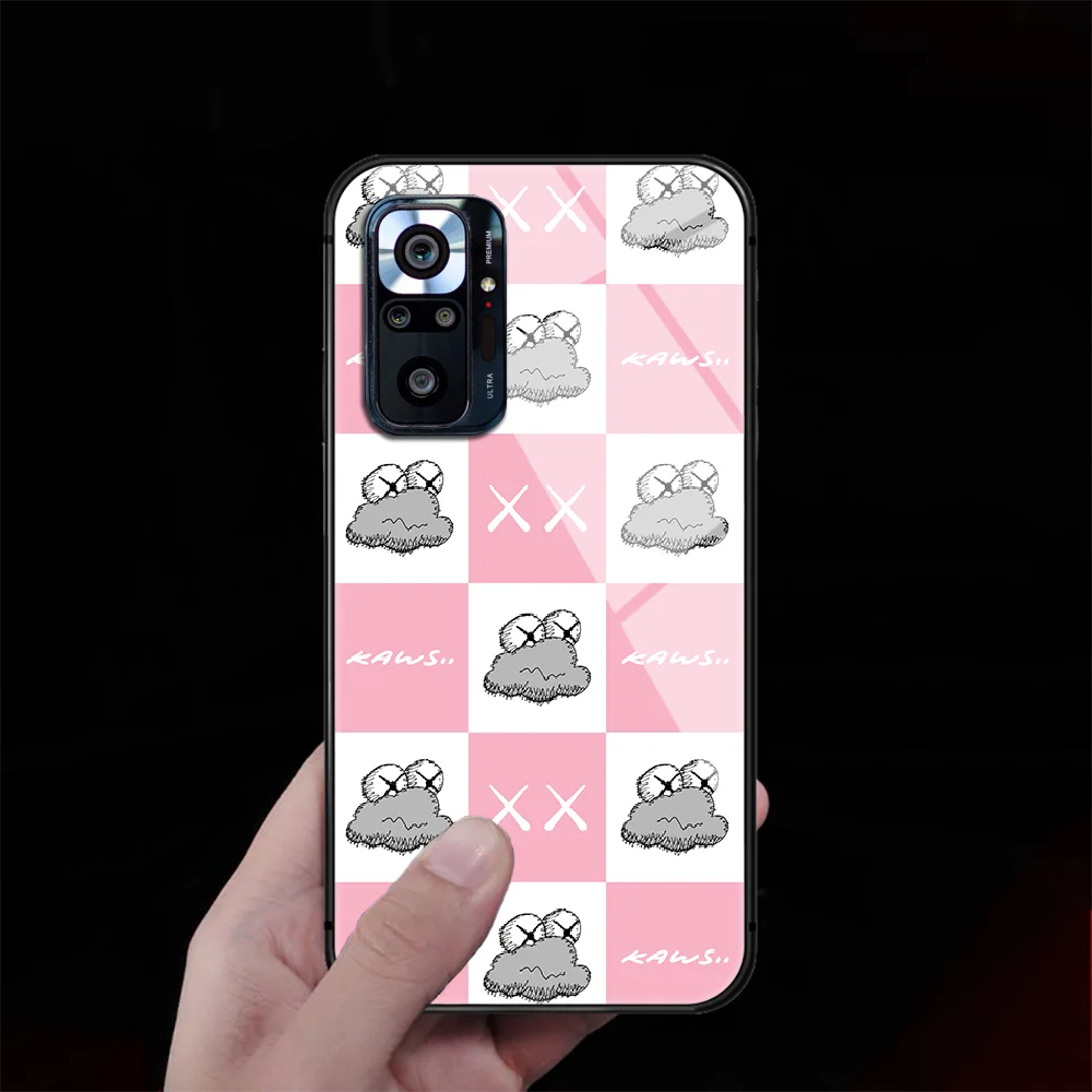 

Super Boys-kaw Tempered Glass Phone Case Cover For Xiaomi Redmi Note 7 8 9 10 K40 A C S T Pro Black Silicone Tpu Bumper Luxury