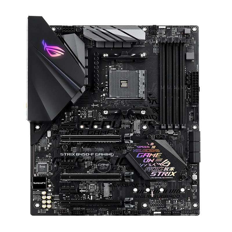 Asus ROG STRIX B450-F игровая системная плата AMD B450 socket AM4 ATX материнская плата