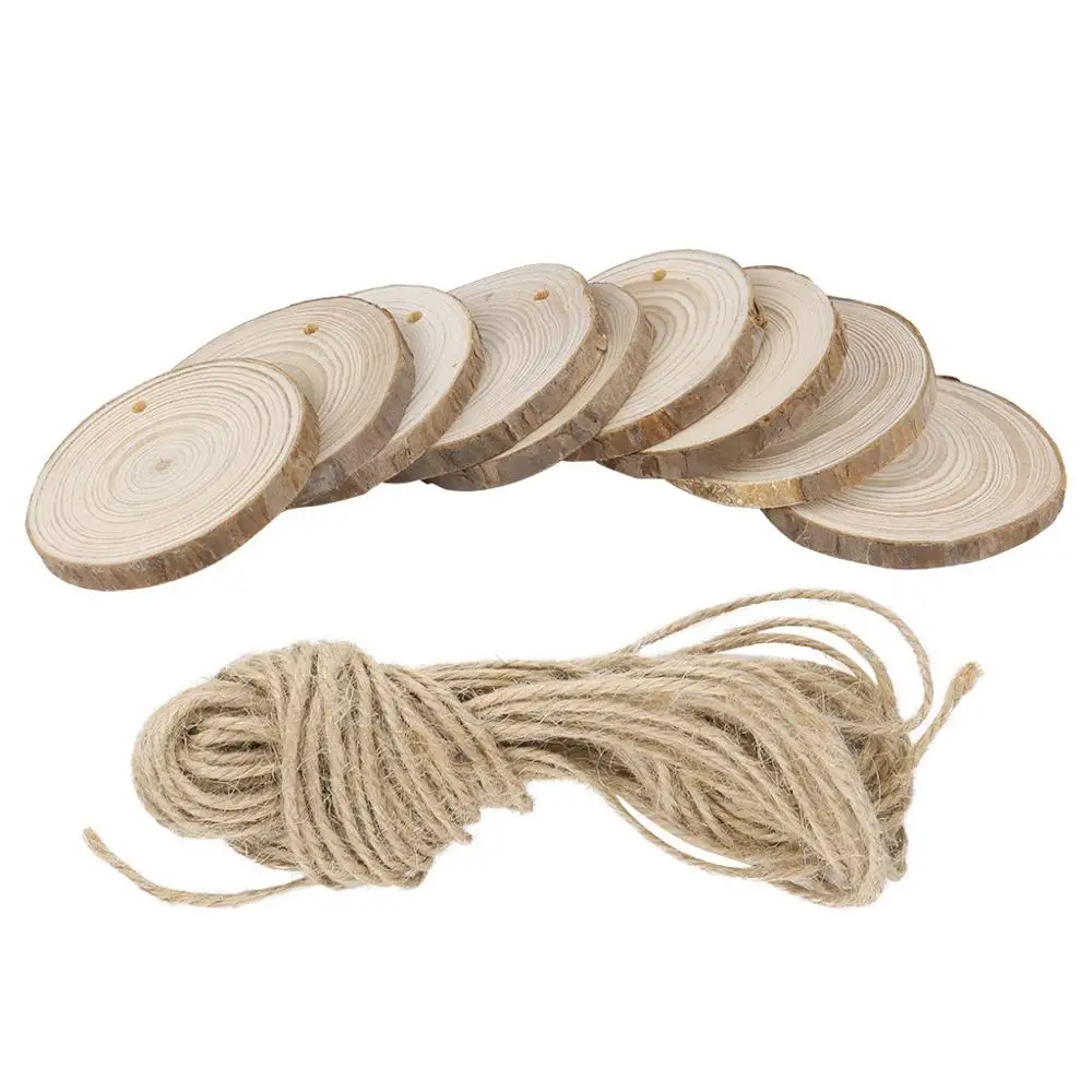 Набор деревянных рождественских украшений 15 шт. рождественские украшения для