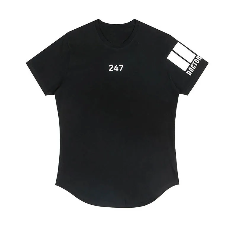 

Summer New Sports Short-Sleeved Round Neck Men's Fitness Breathable Moisture Absorption Casual T-Shirt Running Training Suit