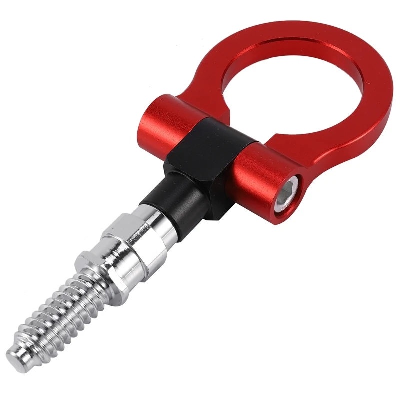 Красный трек гоночный JDM СТИЛЬ CNC алюминиевый буксировочный крюк для Chevrolet Camaro 2016