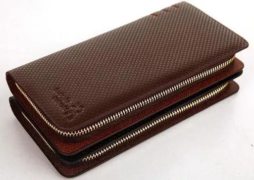 Мужские кошельки классический длинный стильный держатель для карт мужской