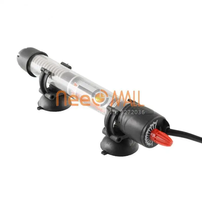 25w-300w Submersible Fish Tank Water Heater Mini Adjustable Rod For Temperature Control Aquarium Accessories Shatterproof Glass