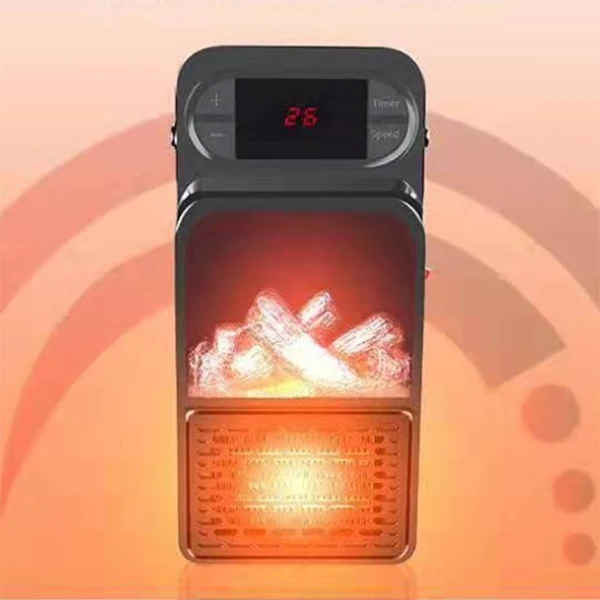 Мини Электрический настенный нагреватель пламени в тепле воздуха PTC