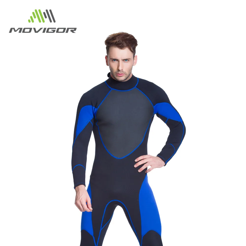 3MM Neoprene Full Body Cold-proof Wetsuit One Piece Scuba Snorkeling Surfing Diving Suit Triathlon Spearfishing Swim Diving Suit