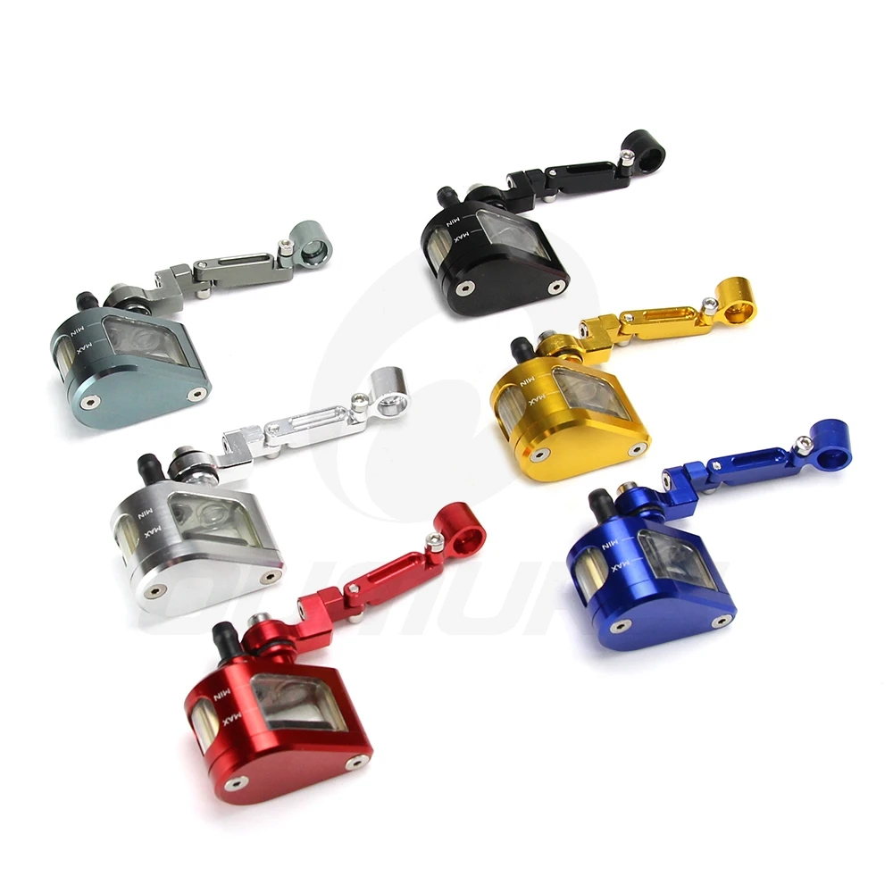 

OUMURS Motorcycle Brake Fluid oil Reservoir Cup Tank Bracket For Honda CBR Yamaha YZF Suzuki GSXR for1190R Kawasaki Ninja Ducati