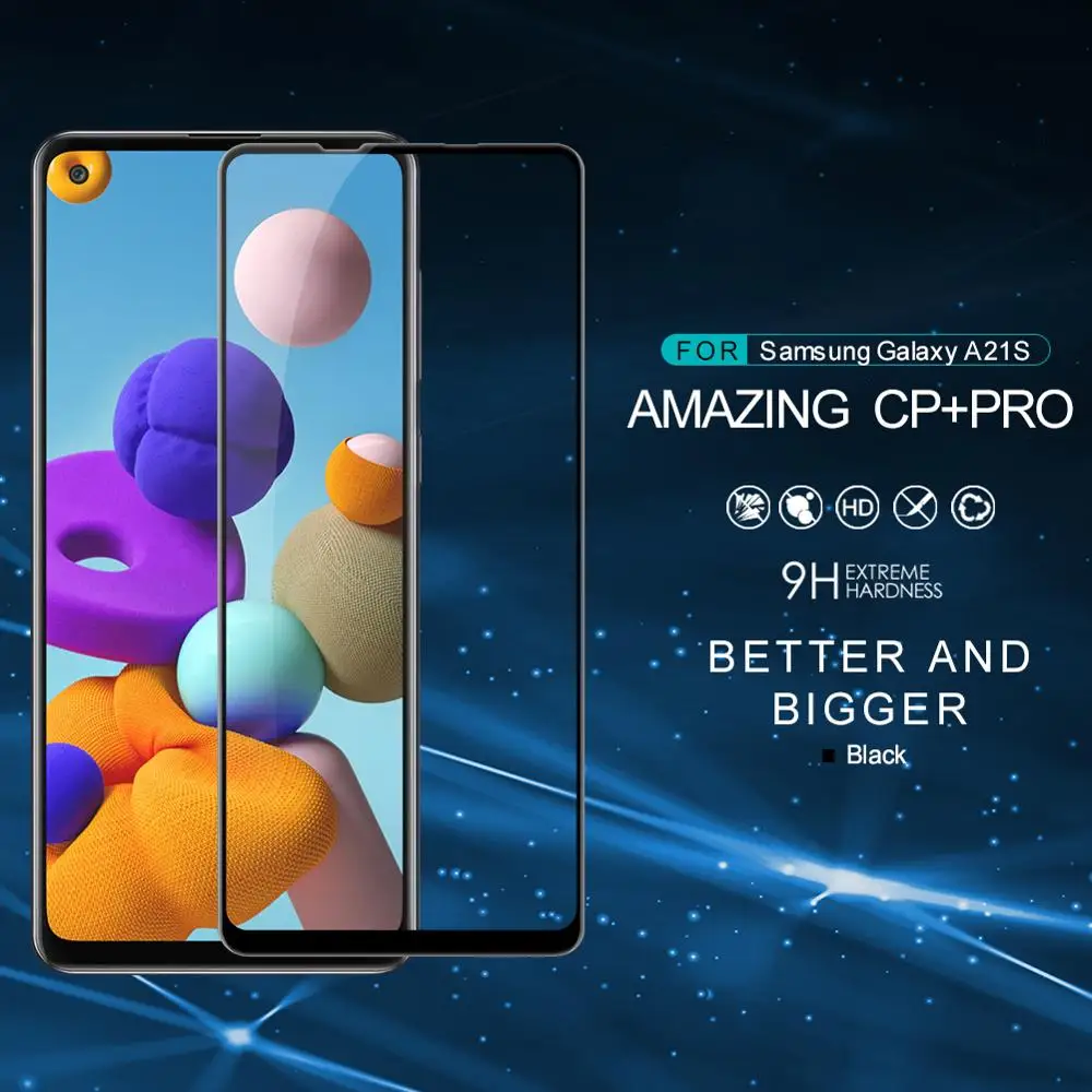 

Стекло NILLKIN CP + Pro для Samsung Galaxy A21s, Взрывобезопасное закаленное стекло 9H для защиты экрана Samsung A21s