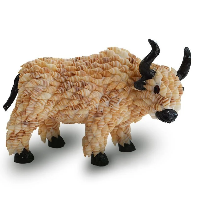 

Conch shell crafts Zodiac cattle decorative ornaments handmade creative gifts birthday