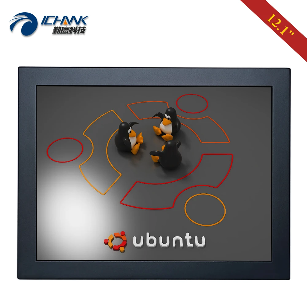 ZB120TC-592L/12 1 дюймов 1024x768 HDMI USB металлический чехол поддержка Linux Ubuntu Raspbian Debian OS