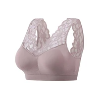 beautiful back lace underwear plus fat enlargement version of the middle aged and elderly bra to wrap up the chest movement on t