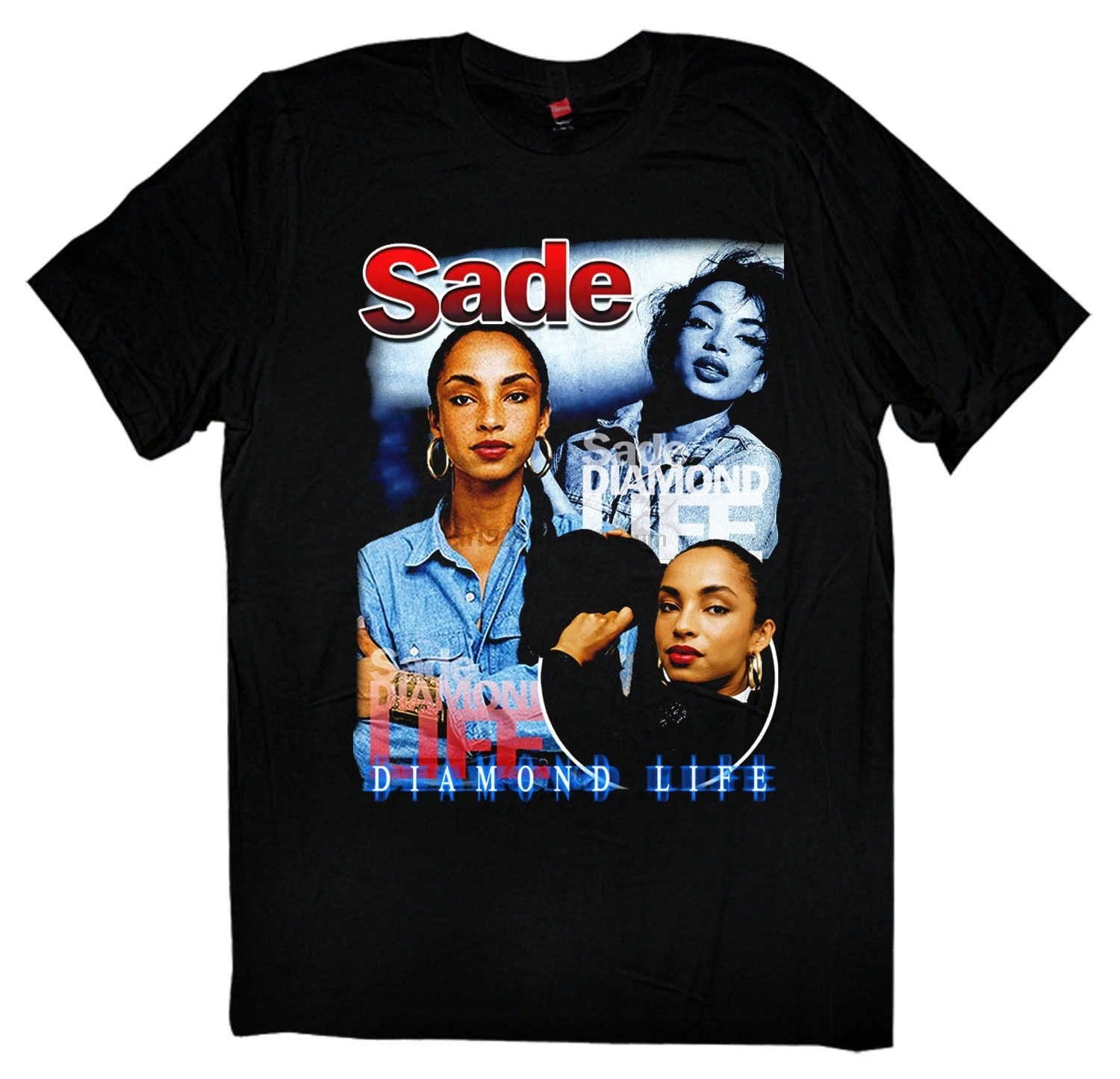 Новинка Sade Adu Diamond Life винтажная Дизайнерская футболка с принтом 90 женская |