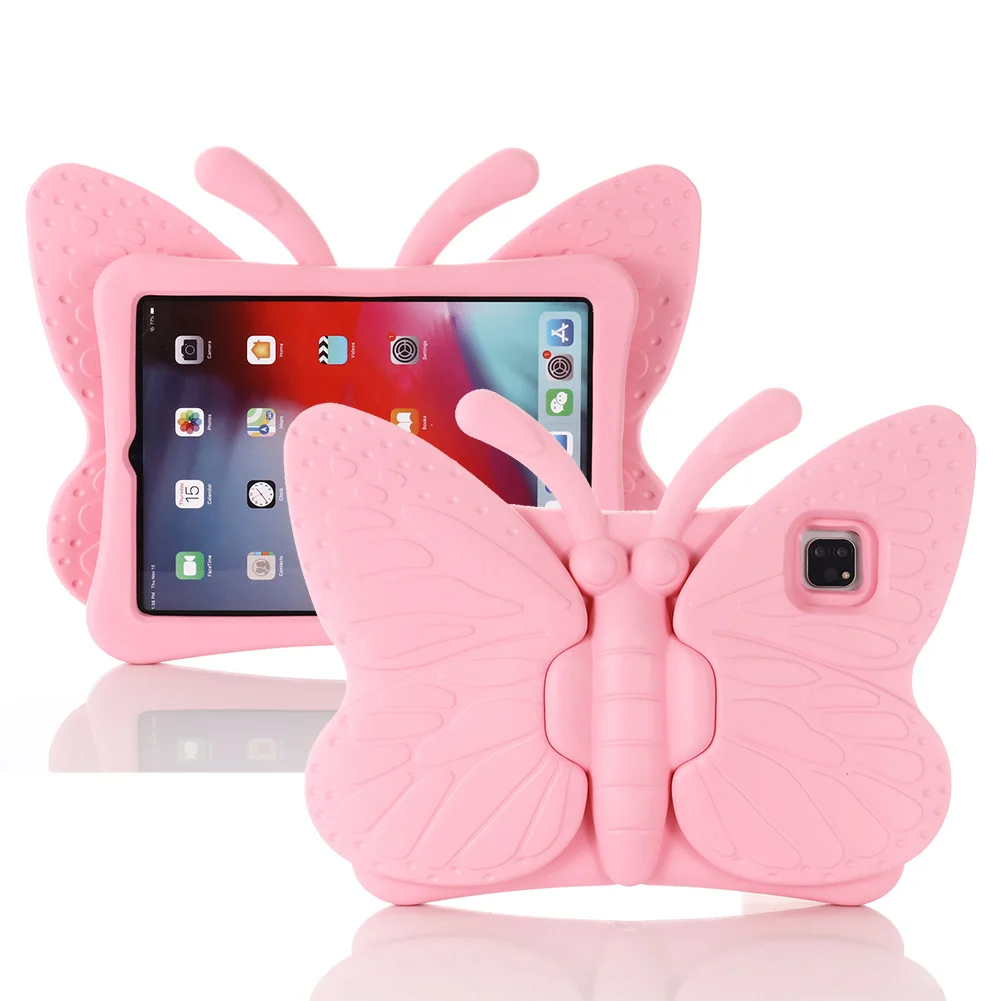 Противоударный чехол-подставка для iPad Pro 11, 2021, 2020, с изображением бабочек из ЭВА