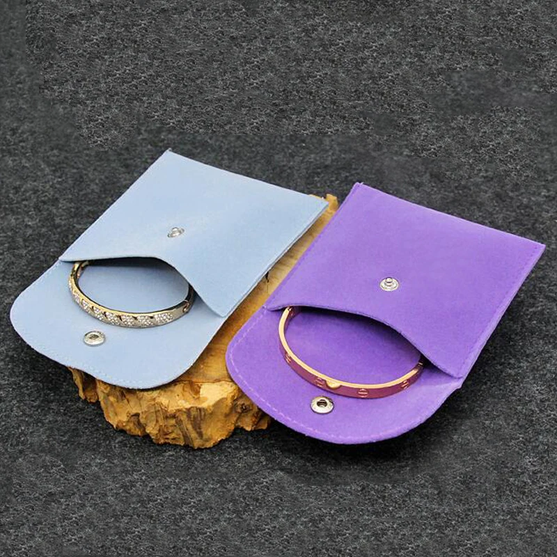 Небесно-Голубой бархатный мешок с пряжкой для ювелирных изделий 1 шт. свадебный