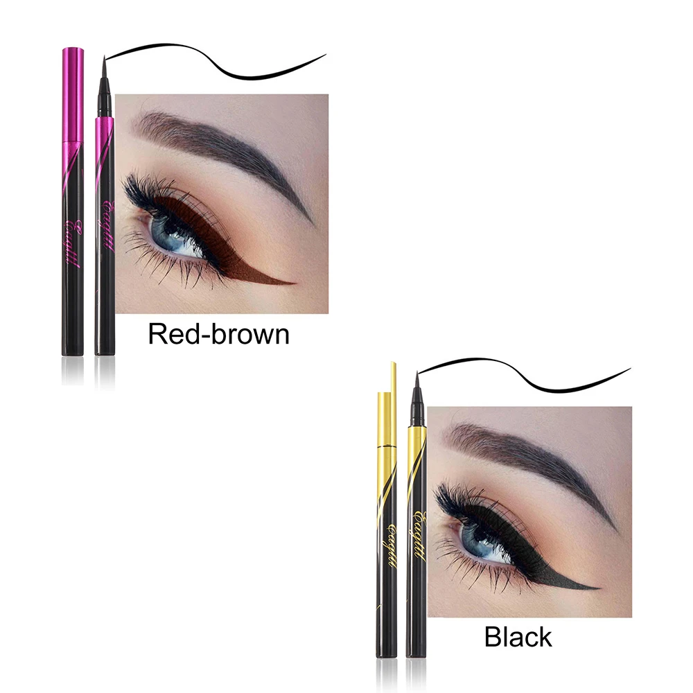 Водостойкий карандаш для глаз жидкая подводка с рисунком Больших Глаз макияж