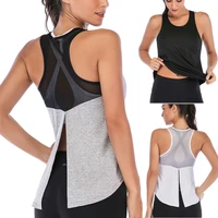 new women fitness sports shirt sleeveless yoga top running gymshirt vest athletic undershirt yoga gym wear tank top quick dry