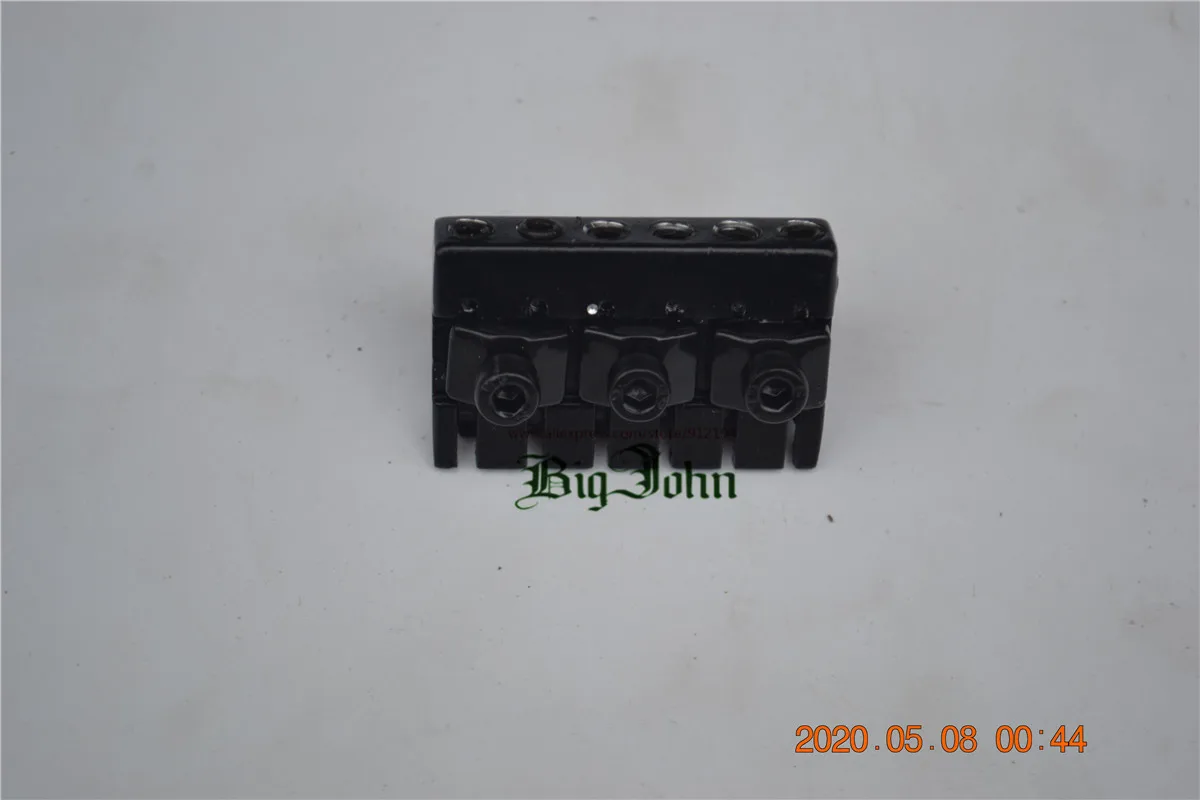 Черная безголовая электрическая гитара струна гайка/Подушка с завязками