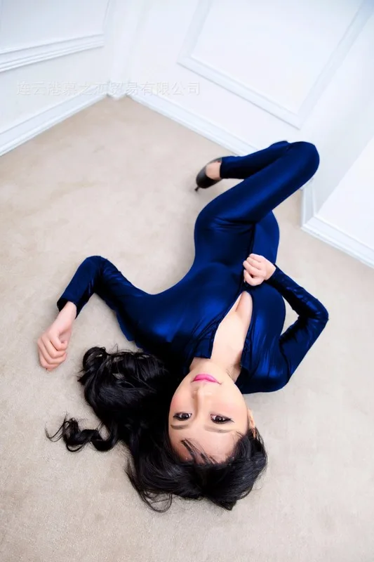 

ZOGAA Sexy Club Leather Jumpsuit Women Crotchless Bosysuit Latex Bodysuit Costumes Clothing Ladies Catsuits Cat Suits Pole Dance