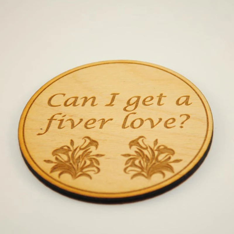 Деревянные подставки столовые приборы Декор Круглый термостойкий Коврик для