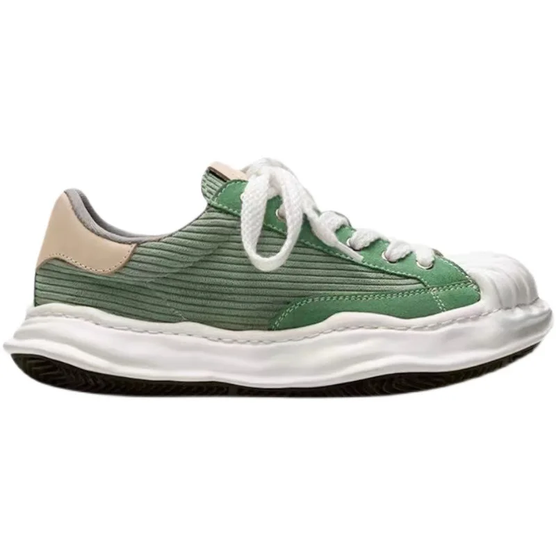 

Canvas shoes women 2021 New Spring And Summer Net Celebrity Shell Sports Shoes Casual Green Increased Platform Shoes