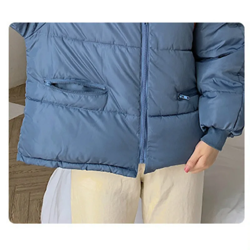 

Winter cotton-padded clothes for girls, short and thin, bread clothes, Korean fashion, large-size cotton clothes, women's trend