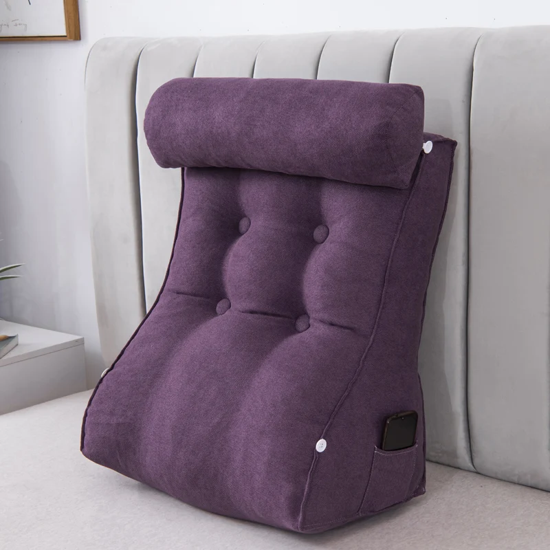 Большой Размеры сзади на талии Зеленый Подушка поясничная подушка с утепленной