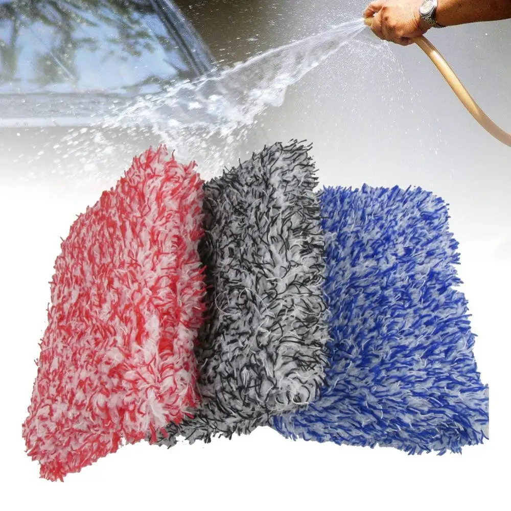 Dropshipping!!Ultra Soft Microfiber Auto Car Cleaning Washing Abosrption Sponge Cloth Towel