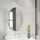 Зеркальная Наклейка, самоклеящиеся зеркала для макияжа для спальни, светоотражающие стеклянные наклейки, декор для ванной, гостиной, гардероба