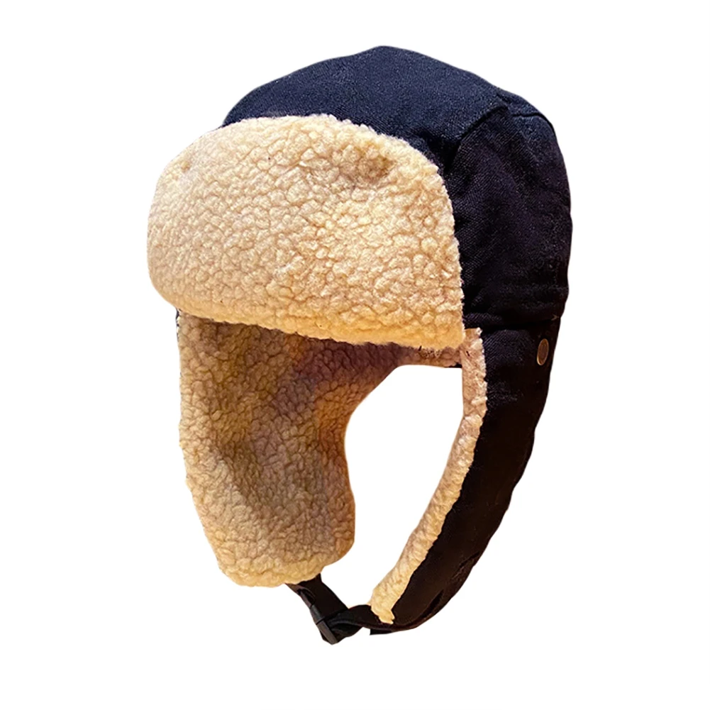 

Women's Warm Lei Feng Hat Outdoor Men's Running Cycling Wind and Cold Hat Winter Skiing Ear Protection Cold-resistant Caps