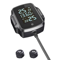 an 08a motorcycle tpms motorbike tire pressure monitoring system tyre temperature alarm system with qc 3 0 usb charger
