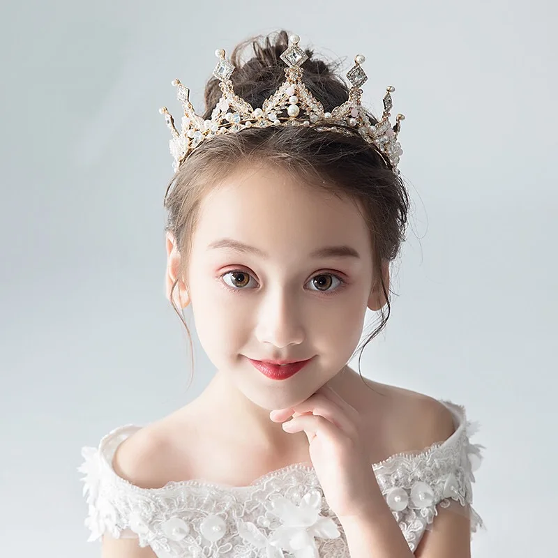 

Fashion Bridal Princess Women Crown Wedding Tiaras Hair Jewelry Rhinestone Headband Girls Children Tiara Hair Accessories