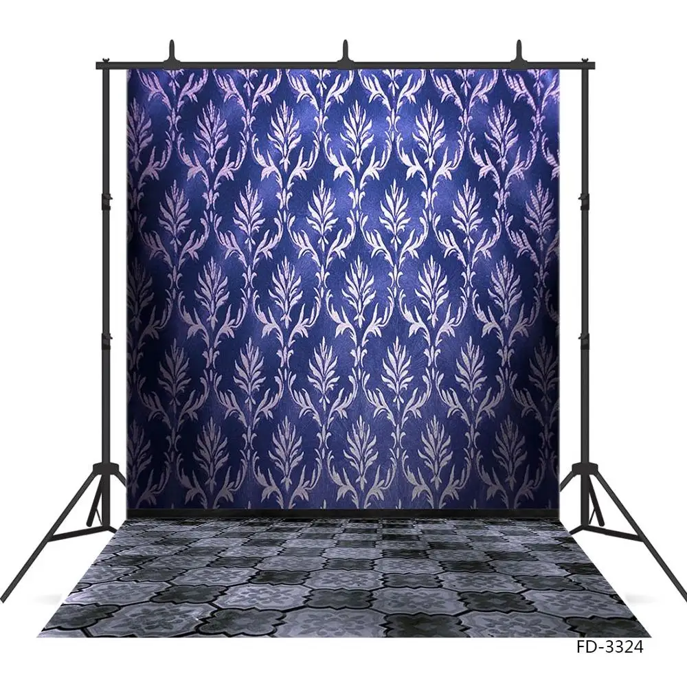 Виниловый фон для студийной фотосъемки детей с декоративным рисунком на стену и