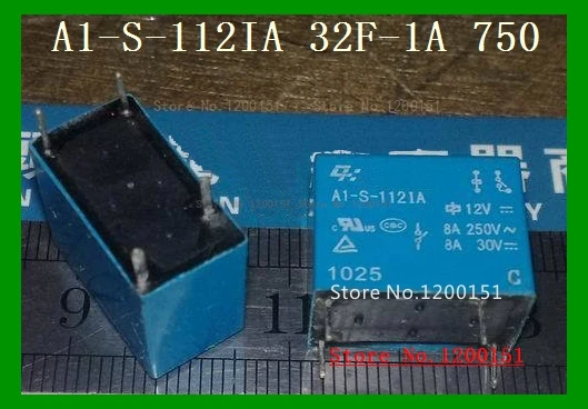 

A1-S-112DA 5А 12VDC DIP4 реле