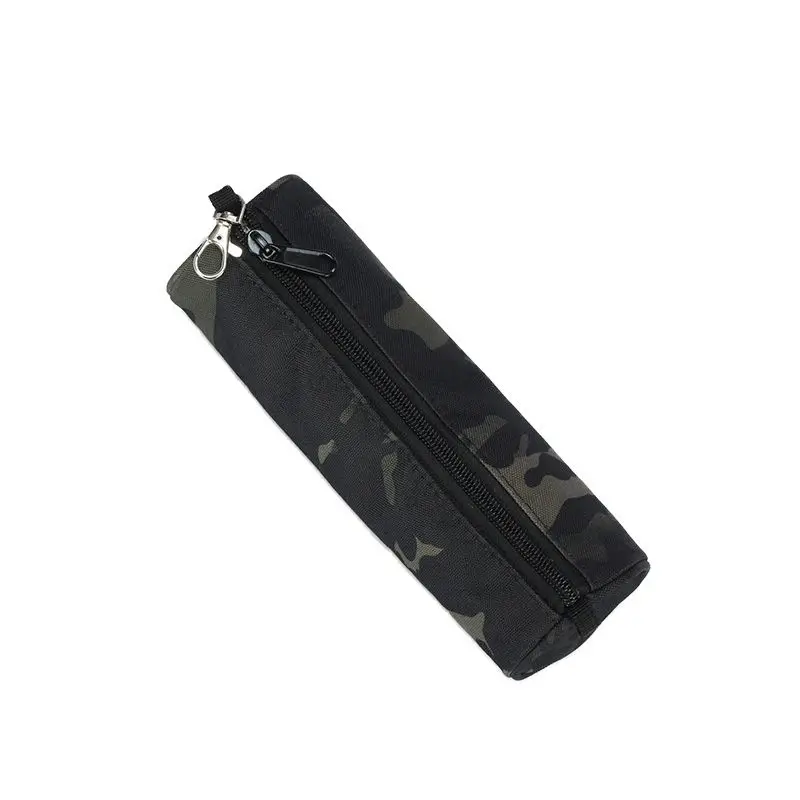 Stationery Bag Military Fashion Oxford Cloth Student Large Capacity Pen Bag Pencil Box Storage Bag