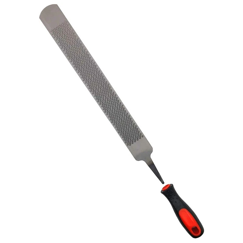 

Black Master RASP With Rasp Handle, Double-Sided 14 Inch Tanged RASP For Horse Hooves