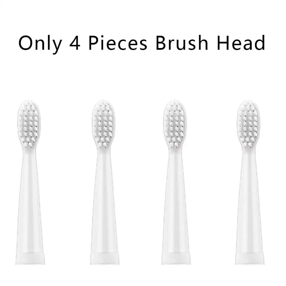 Only 4 Heads White Домашняя Ультразвуковая электрическая зубная щетка, зубной скалер, Зубное вычисление, переносное удаление пятен, зубной камень, зубные щетки, перезаряжаемые головки - Цвет: Only 4 Heads White