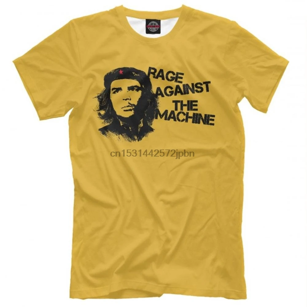 Высококачественная футболка Rage Against the Machine Che Guevara мужские и женские размеры -