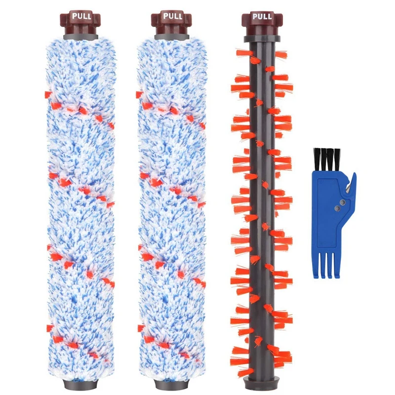2 Multi-Surface 1868 Brush Rolls + 1 Area Rug Roller 1934 Replacement Compatible with Bissell Crosswave 1785 2303 2305 230 | Бытовая