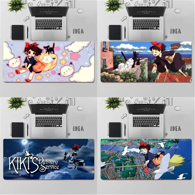

FHNBLJ Studio Ghibli Kiki's Delivery Service Keyboards Mat Gaming mousepad Desk Mat Free Shipping Large Mouse Pad Keyboards Mat
