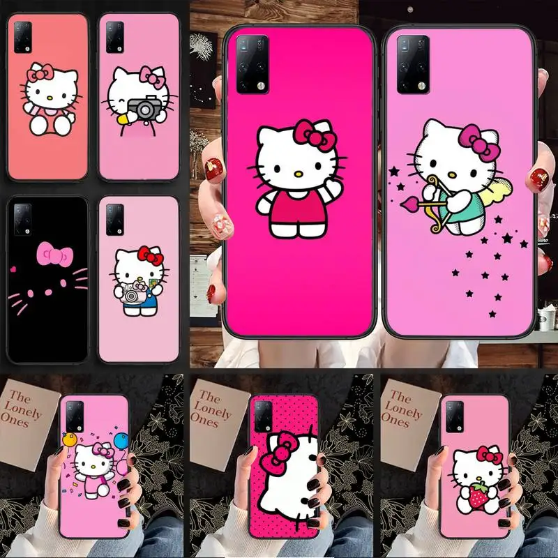 

Cute Hellos Kitties Phone Case for Samsung A6 A6S A530 A720 A750 A8 A9 A10 A20 A30 A40 A50 A70 A10S A20S A51 A52 Plus 5G cover