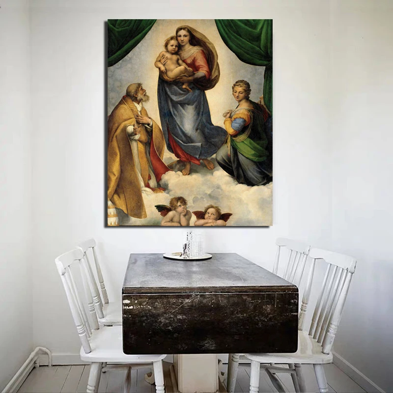 Постер Рафаэль винтажная Картина на холсте печать гостиная украшение для дома