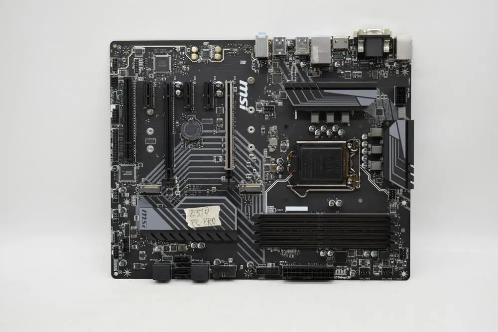 Verkaufen Für MSI Z370 PC PRO Desktop-Motherboard LGA1151 Dual M.2 Interface Z370 8th Gen ATX Verwendet Original Motherboard