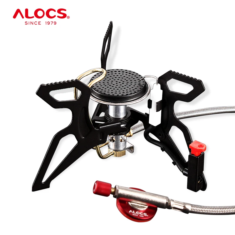 Компактная портативная газовая плита ALOCS CS-G22 для кемпинга пикника | Спорт и