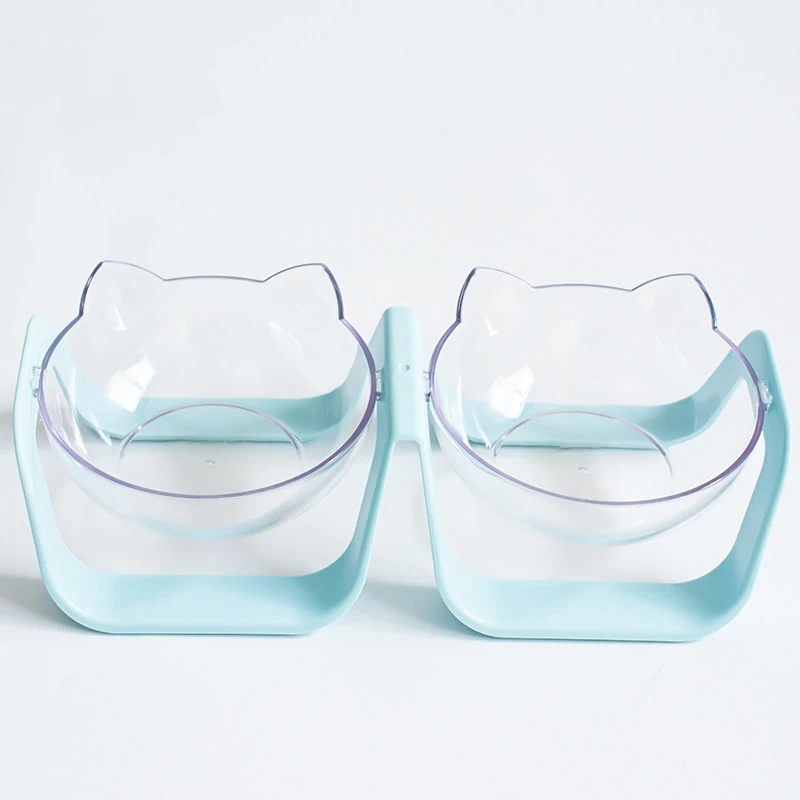 

Детская кормушка, 15 градусов, наклонная кормушка для кошек, для собак и кошек, защита шейного отдела позвоночника, кормушка для домашних жив...